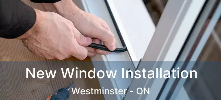  New Window Installation Westminster - ON
