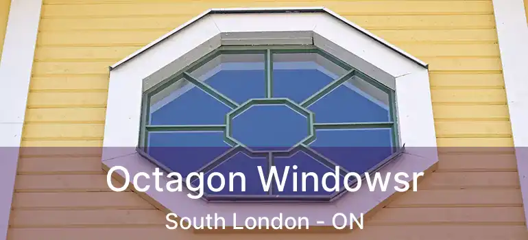  Octagon Windowsr South London - ON