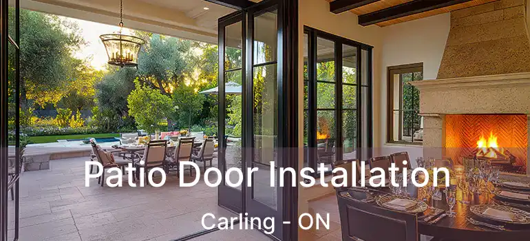  Patio Door Installation Carling - ON