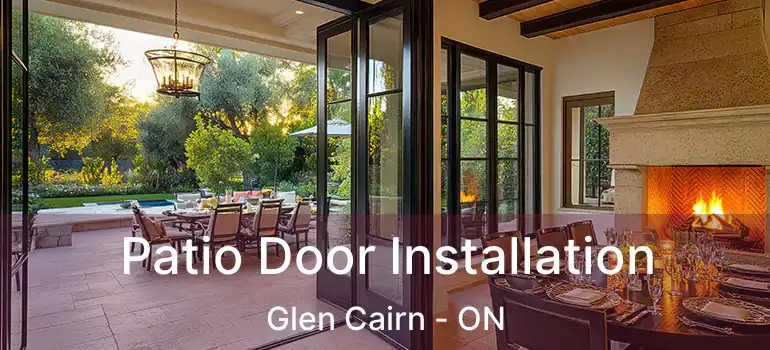  Patio Door Installation Glen Cairn - ON