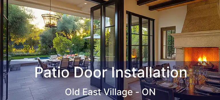  Patio Door Installation Old East Village - ON