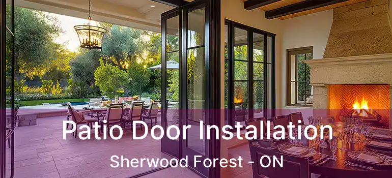  Patio Door Installation Sherwood Forest - ON