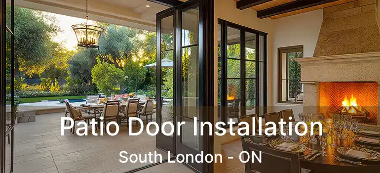  Patio Door Installation South London - ON