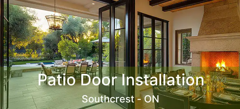  Patio Door Installation Southcrest - ON