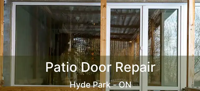  Patio Door Repair Hyde Park - ON