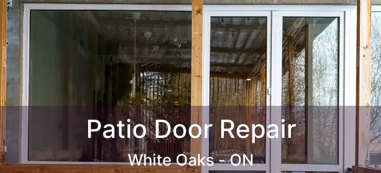  Patio Door Repair White Oaks - ON