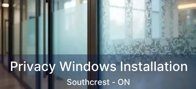  Privacy Windows Installation Southcrest - ON