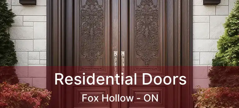  Residential Doors Fox Hollow - ON