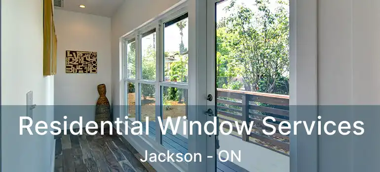  Residential Window Services Jackson - ON