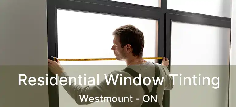  Residential Window Tinting Westmount - ON