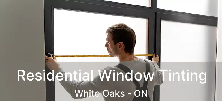  Residential Window Tinting White Oaks - ON