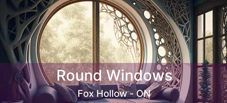  Round Windows Fox Hollow - ON