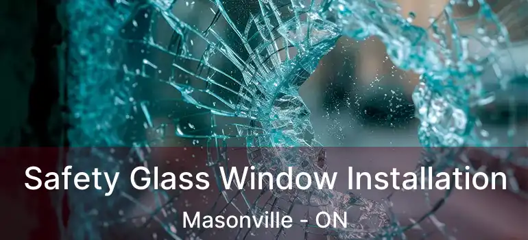  Safety Glass Window Installation Masonville - ON