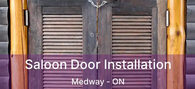  Saloon Door Installation Medway - ON