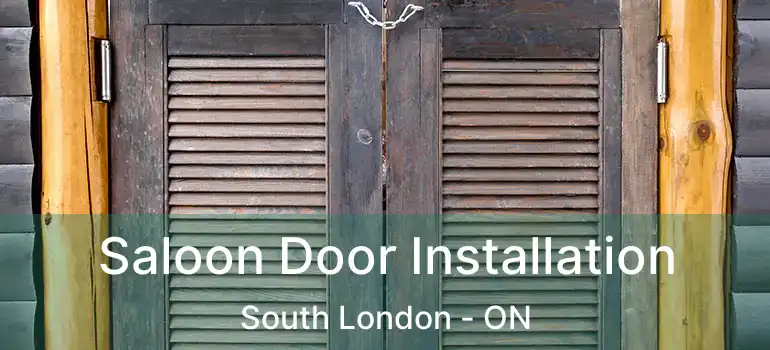  Saloon Door Installation South London - ON