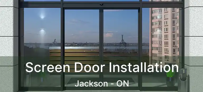  Screen Door Installation Jackson - ON