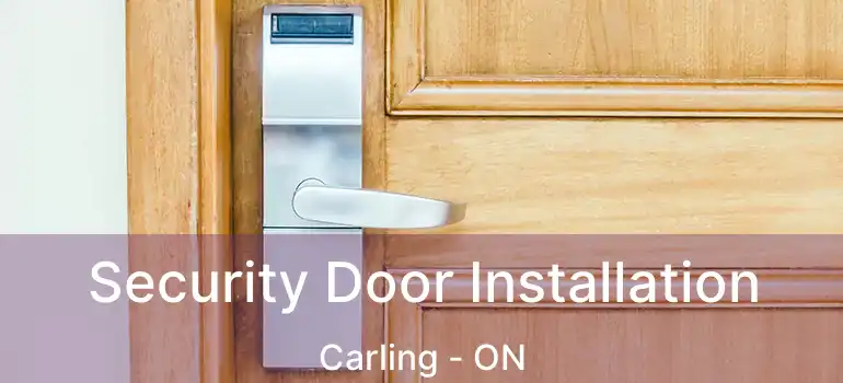  Security Door Installation Carling - ON