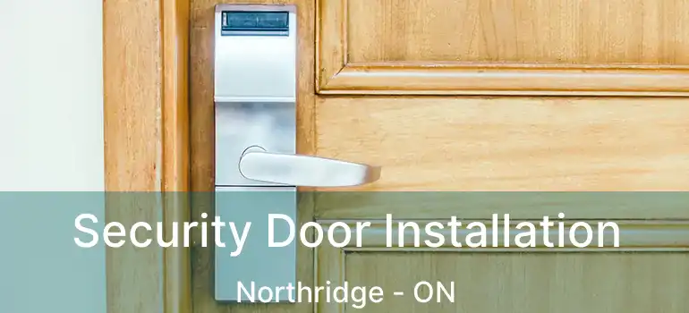  Security Door Installation Northridge - ON