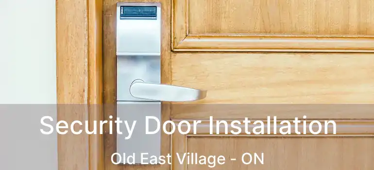  Security Door Installation Old East Village - ON