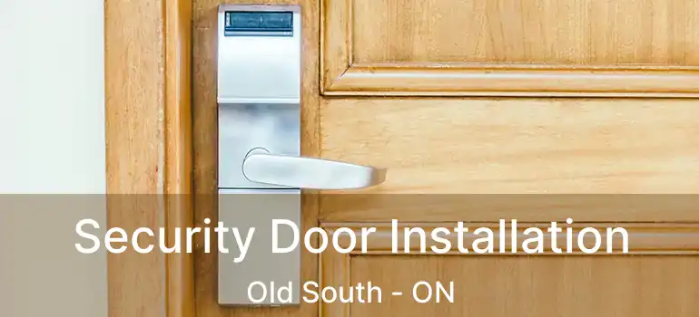  Security Door Installation Old South - ON