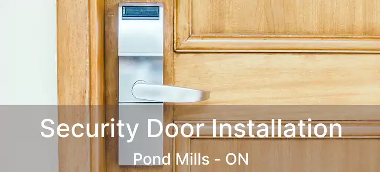  Security Door Installation Pond Mills - ON