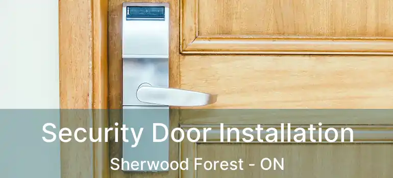 Security Door Installation Sherwood Forest - ON