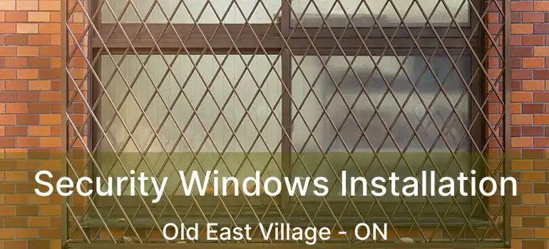  Security Windows Installation Old East Village - ON