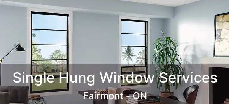  Single Hung Window Services Fairmont - ON