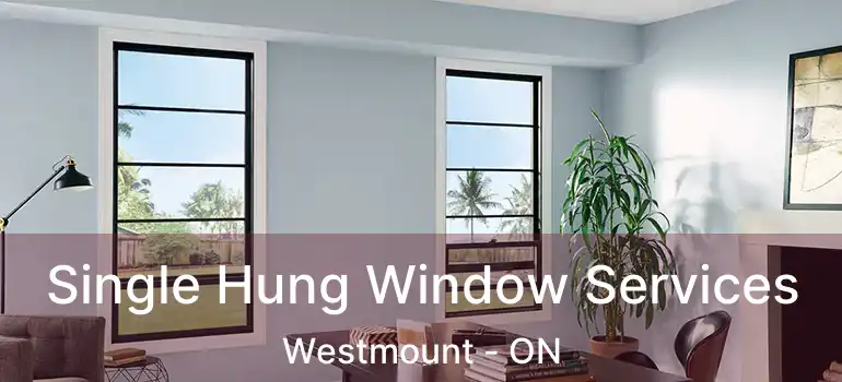  Single Hung Window Services Westmount - ON