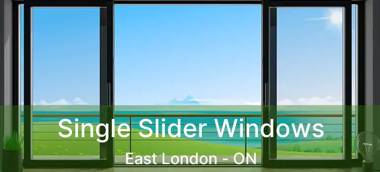  Single Slider Windows East London - ON