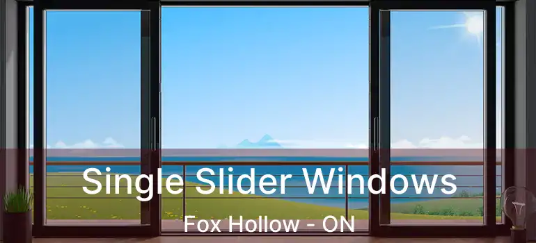  Single Slider Windows Fox Hollow - ON