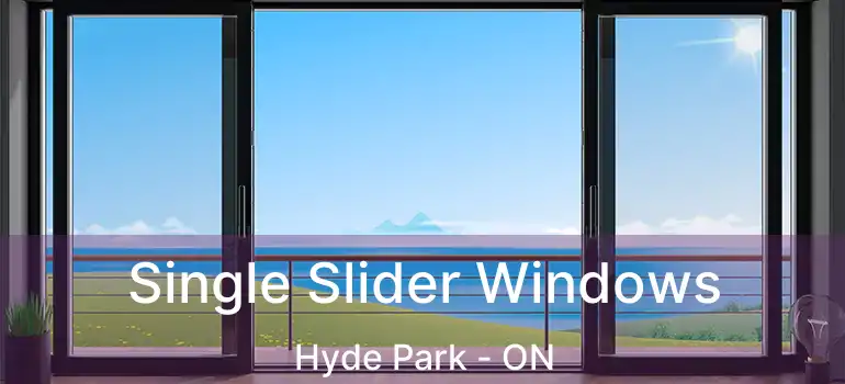 Single Slider Windows Hyde Park - ON