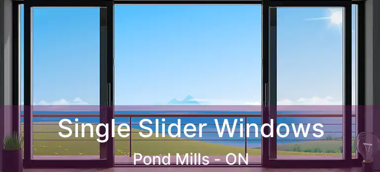  Single Slider Windows Pond Mills - ON