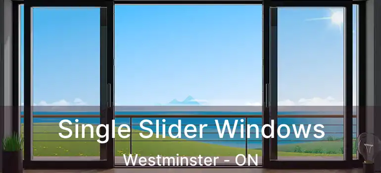  Single Slider Windows Westminster - ON