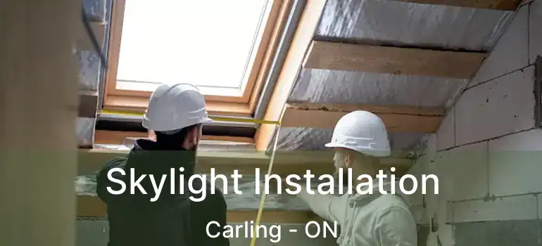  Skylight Installation Carling - ON