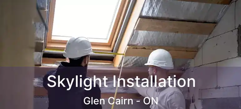  Skylight Installation Glen Cairn - ON