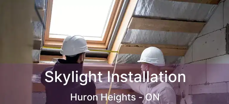  Skylight Installation Huron Heights - ON