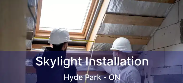  Skylight Installation Hyde Park - ON