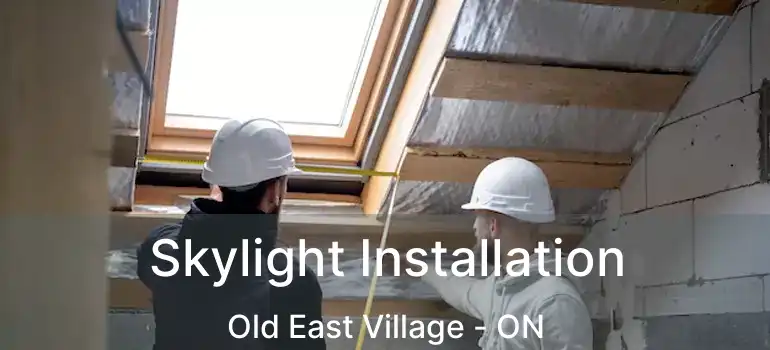  Skylight Installation Old East Village - ON