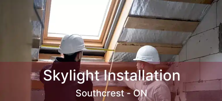  Skylight Installation Southcrest - ON