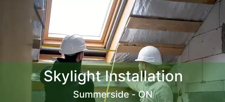  Skylight Installation Summerside - ON