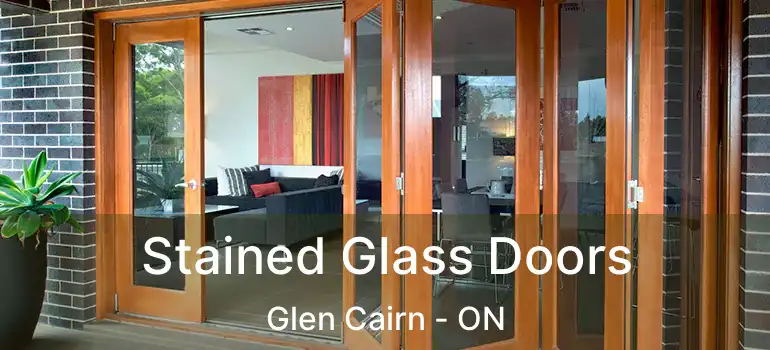  Stained Glass Doors Glen Cairn - ON