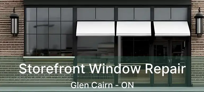  Storefront Window Repair Glen Cairn - ON