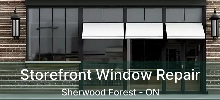  Storefront Window Repair Sherwood Forest - ON