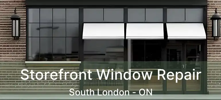  Storefront Window Repair South London - ON