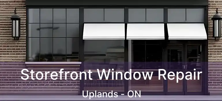  Storefront Window Repair Uplands - ON