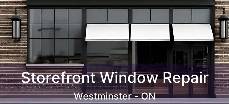 Storefront Window Repair Westminster - ON
