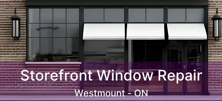  Storefront Window Repair Westmount - ON