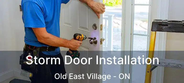  Storm Door Installation Old East Village - ON