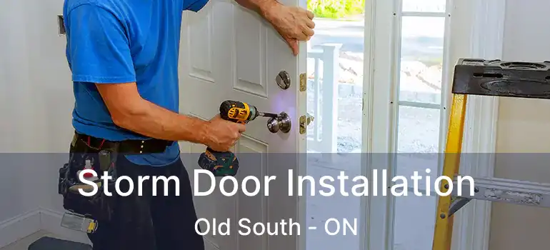  Storm Door Installation Old South - ON